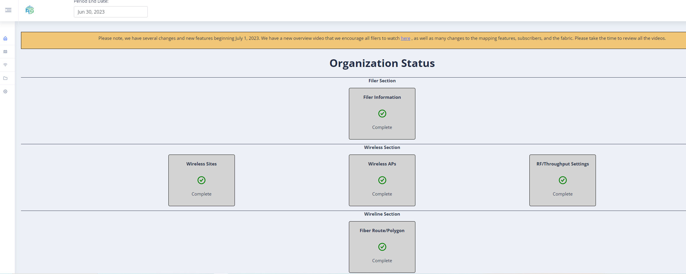 (Organization Status)